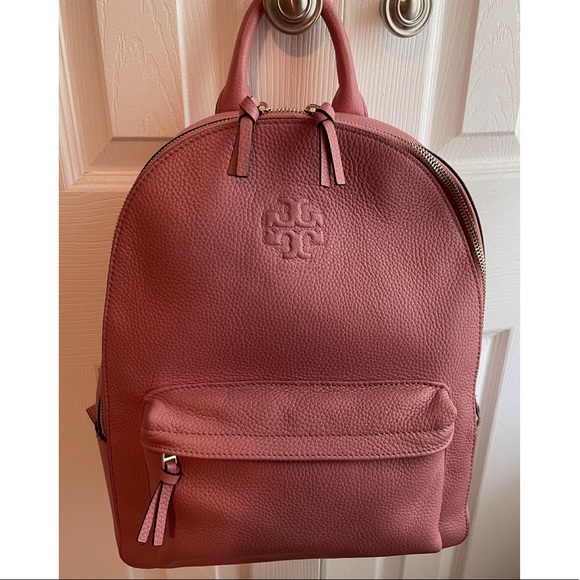 ❌SOLD Tory Burch Thea Pebbled Leather Backpack - Picture 1 of 7